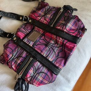 Pink coach purse